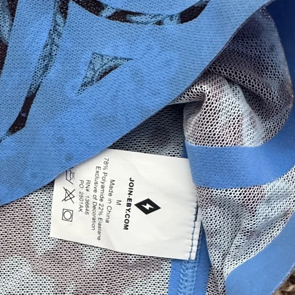 Elegant Blue Floral Lace Bralette - Picture 2 of 2